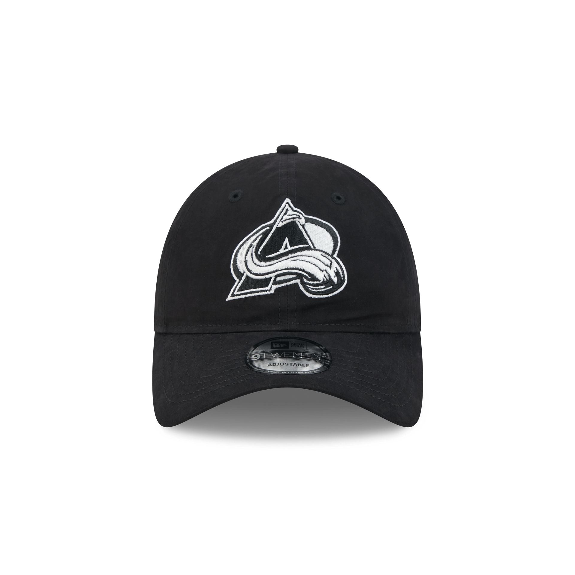 Colorado Avalanche Nylon Black 9TWENTY Adjustable Hat