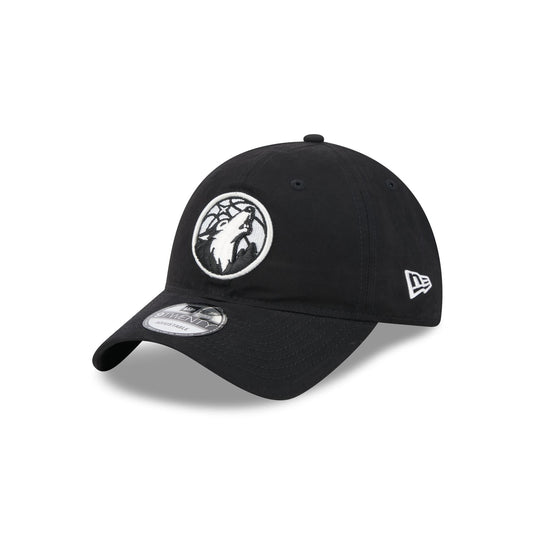 Minnesota Timberwolves Nylon Black 9TWENTY Adjustable Hat