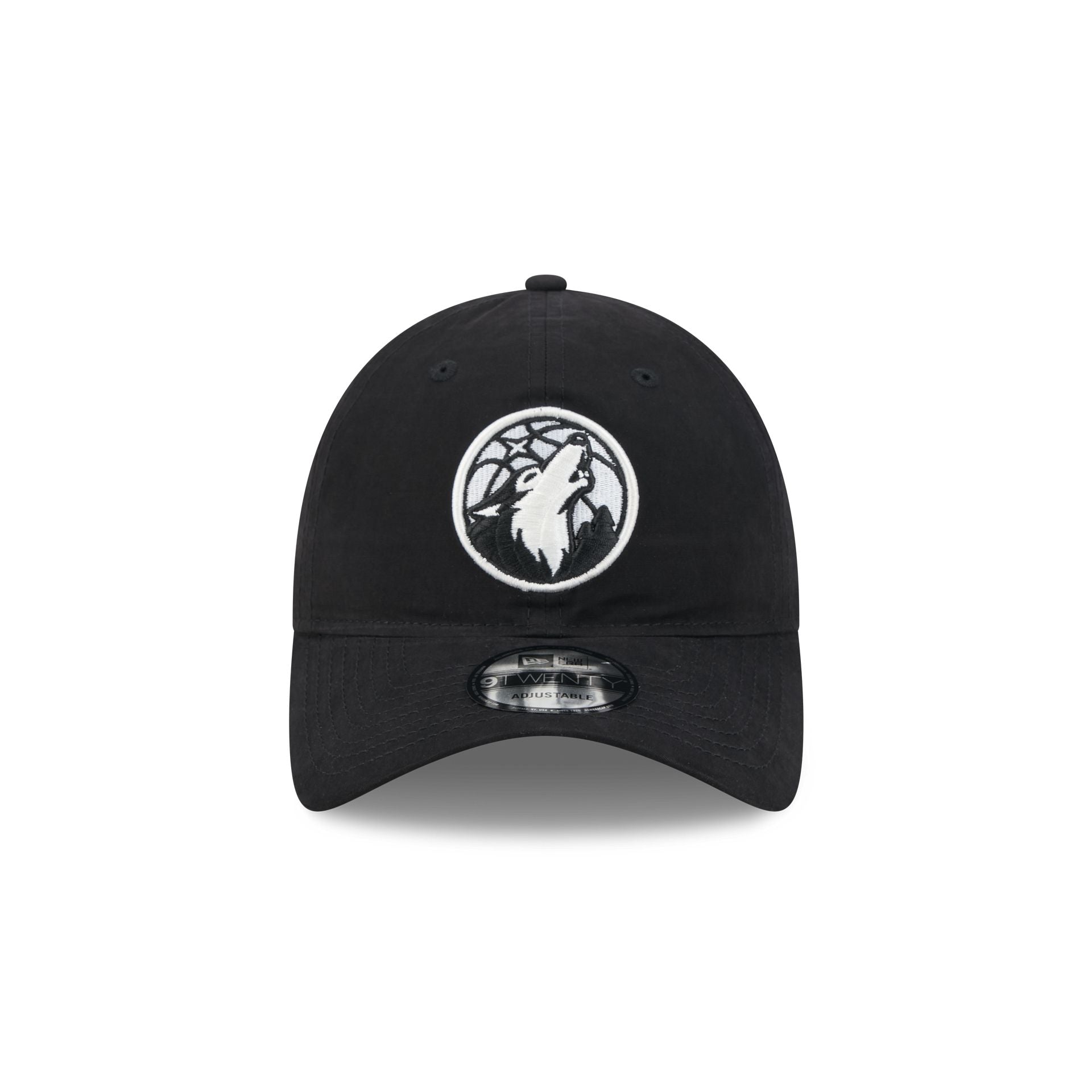 Minnesota Timberwolves Nylon Black 9TWENTY Adjustable Hat
