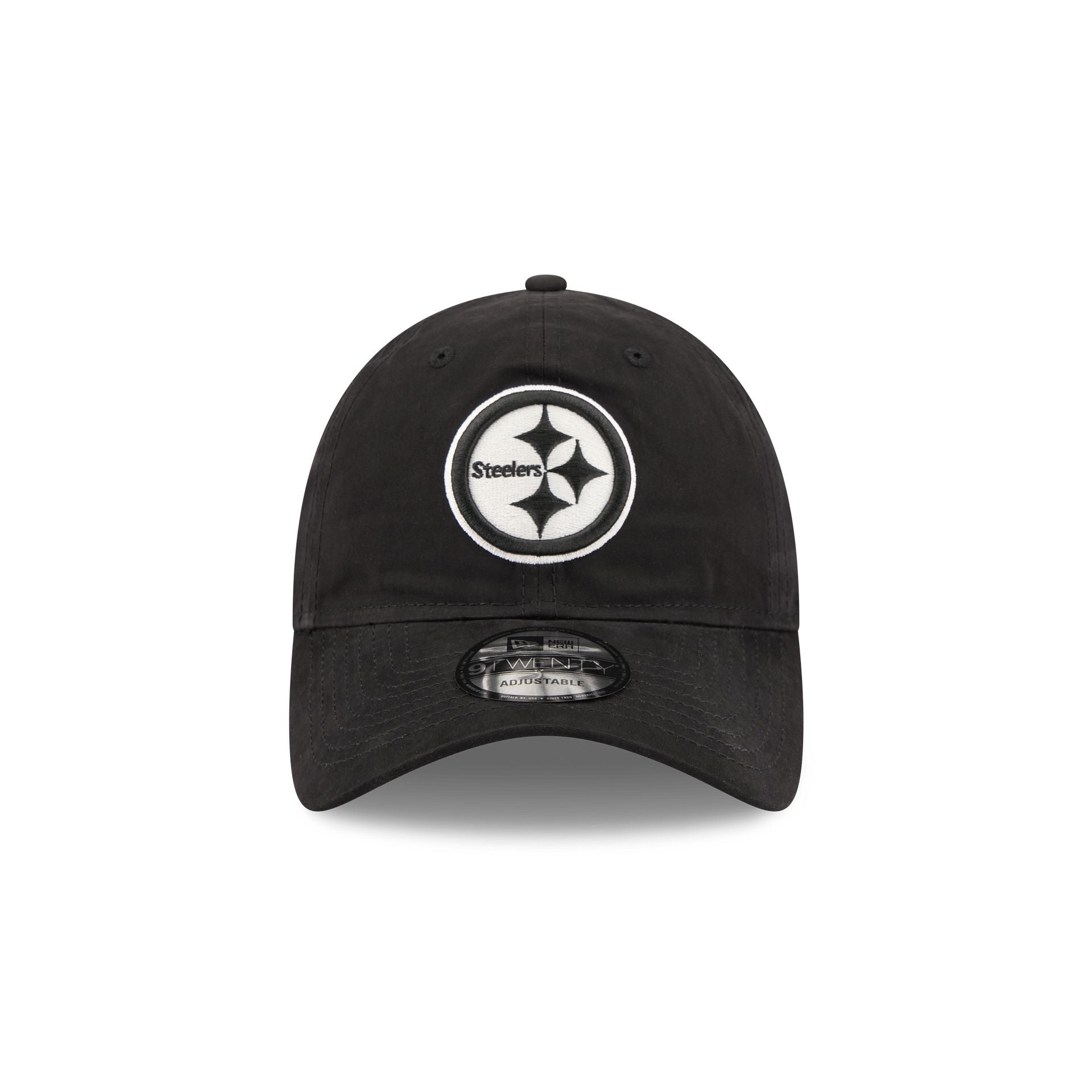 Pittsburgh Steelers Nylon Black 9TWENTY Adjustable Hat