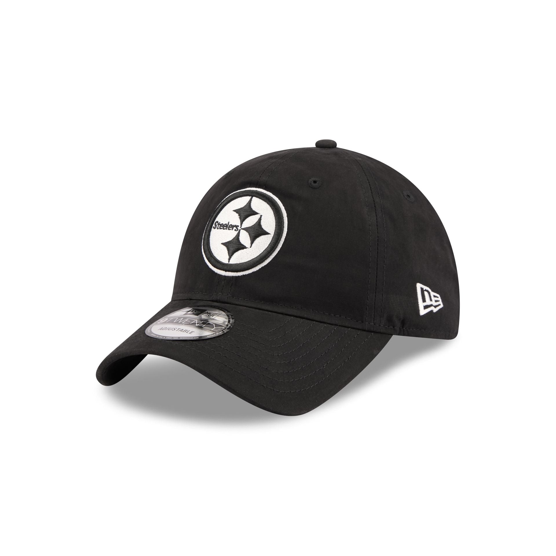 Pittsburgh Steelers Nylon Black 9TWENTY Adjustable Hat