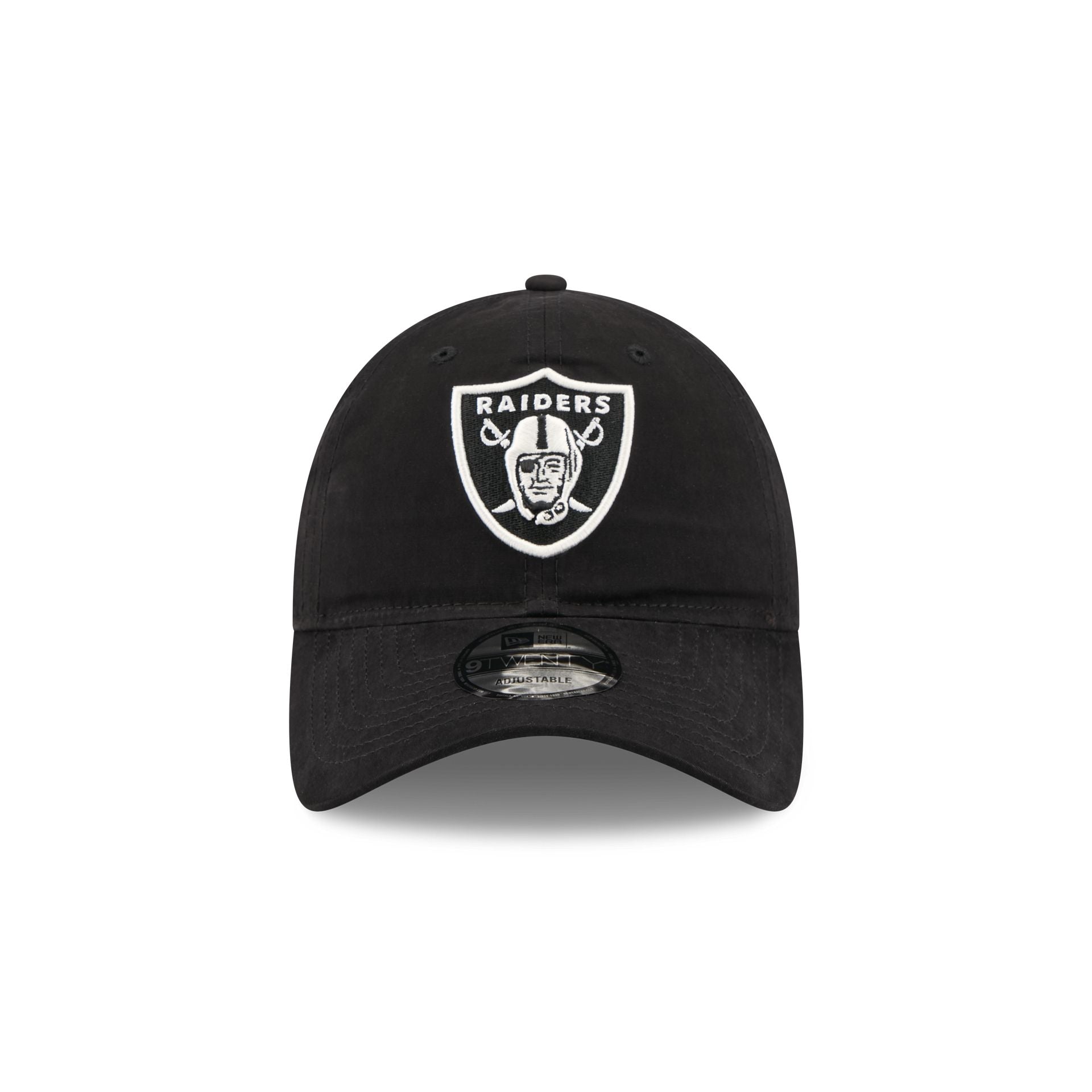 Las Vegas Raiders Nylon Black 9TWENTY Adjustable Hat