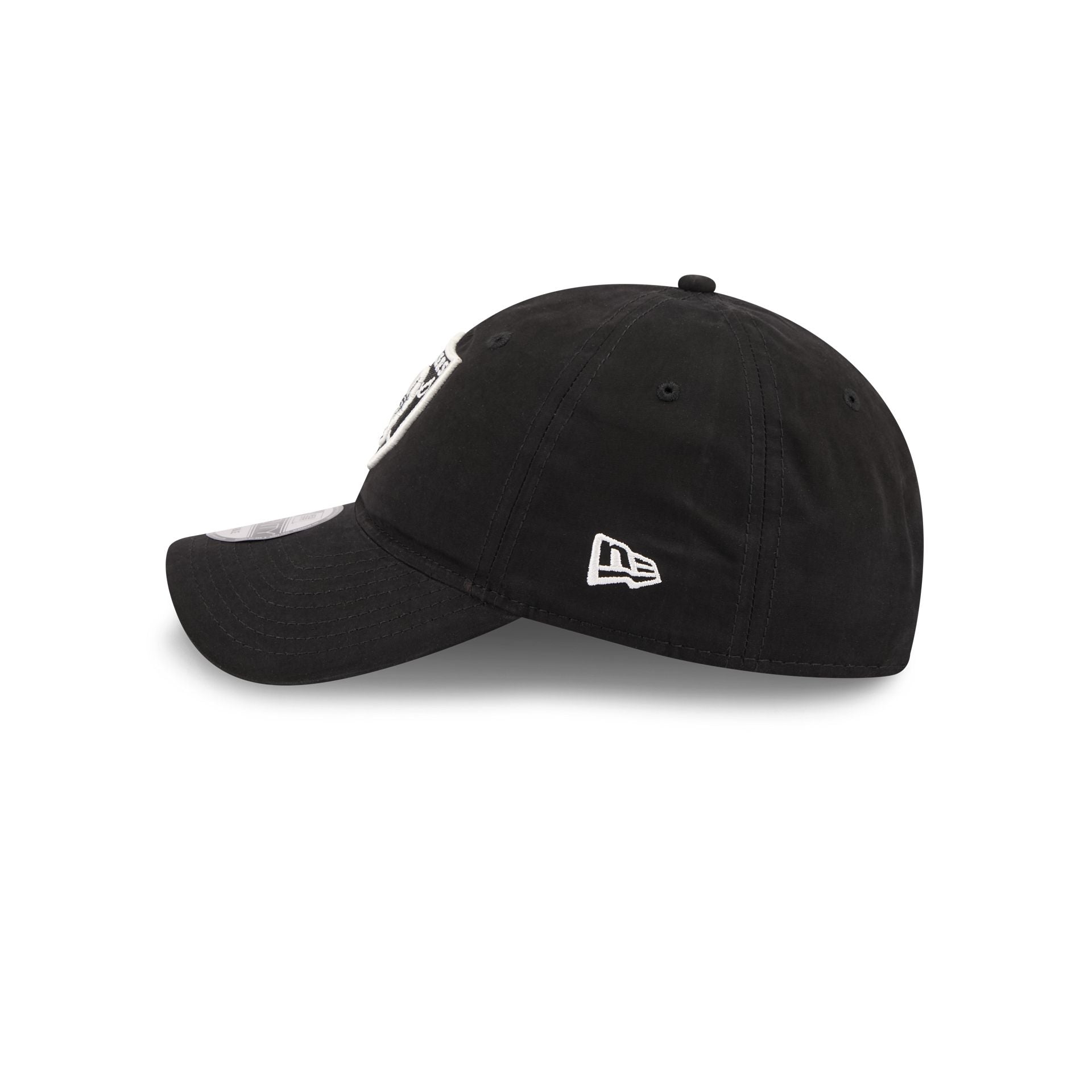 Las Vegas Raiders Nylon Black 9TWENTY Adjustable Hat