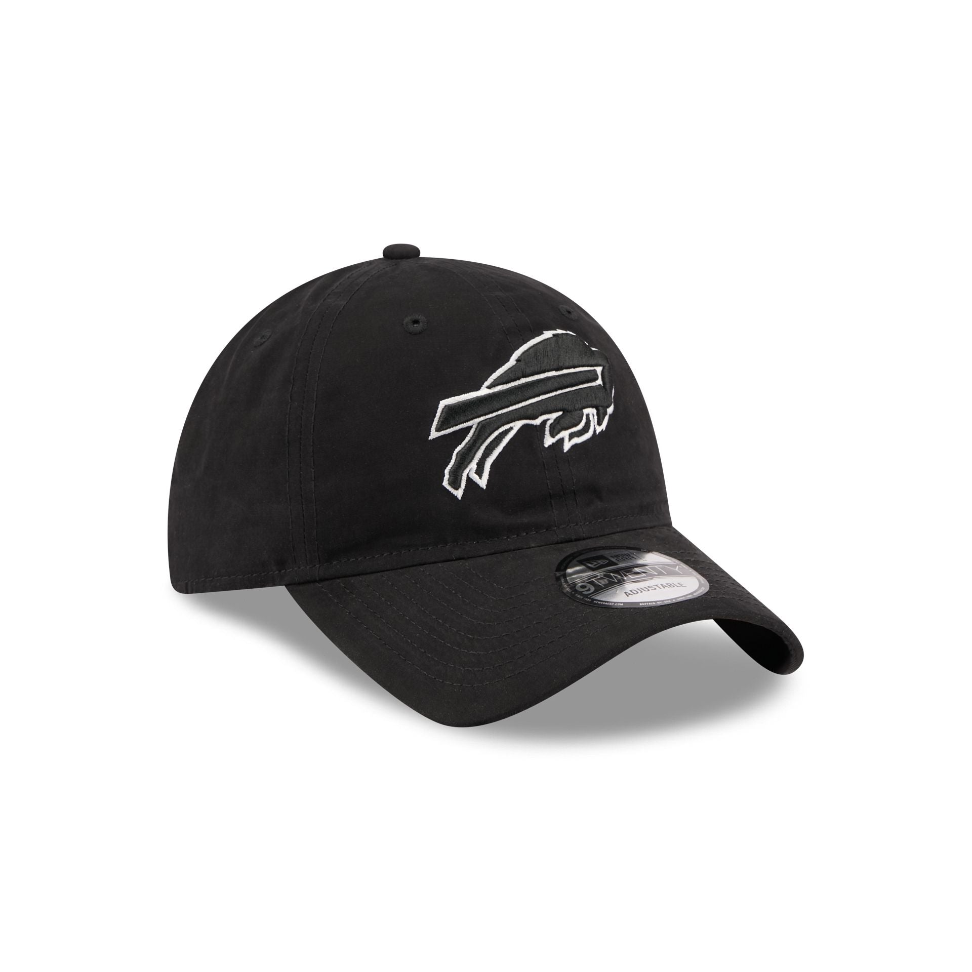 Buffalo Bills Nylon Black 9TWENTY Adjustable Hat