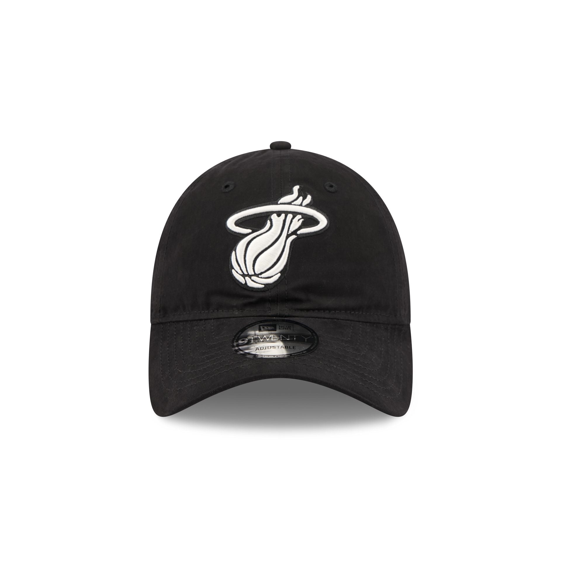 Miami Heat Nylon Black 9TWENTY Adjustable Hat