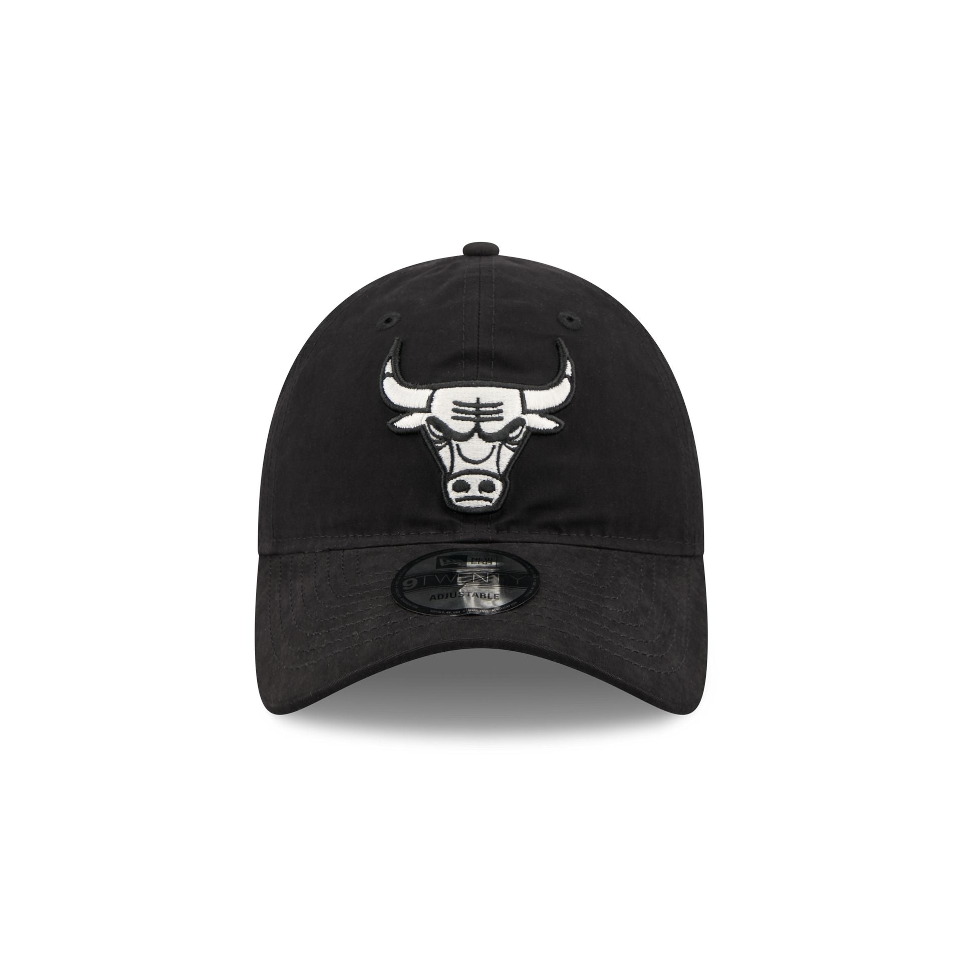 Chicago Bulls Nylon Black 9TWENTY Adjustable Hat