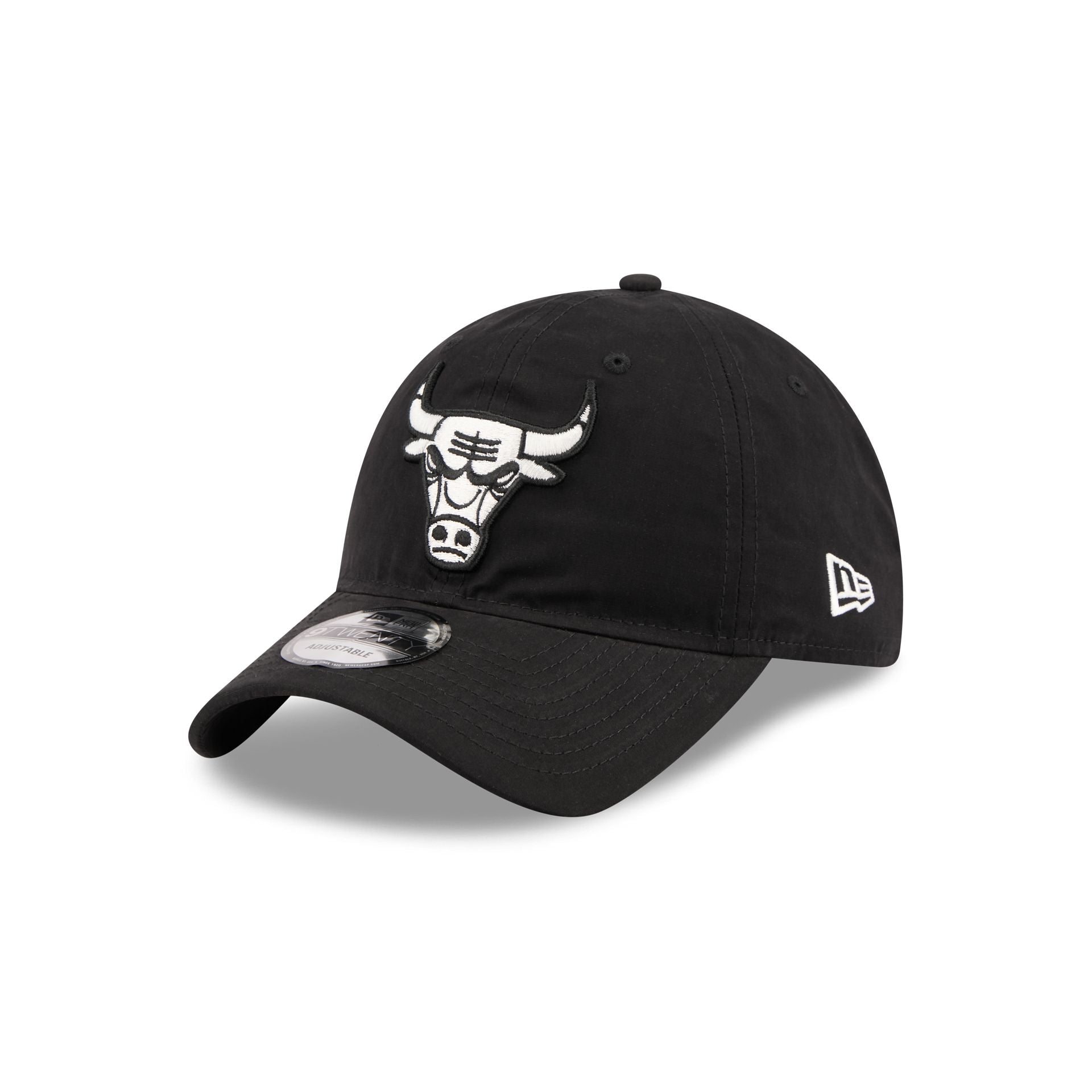 Chicago Bulls Nylon Black 9TWENTY Adjustable Hat