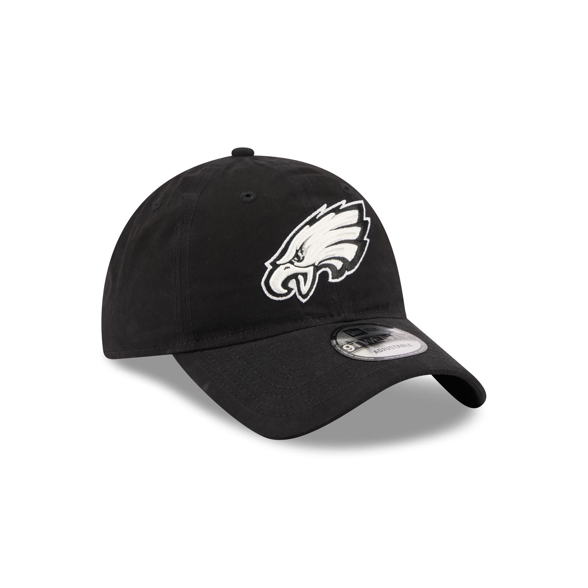 Philadelphia Eagles Nylon Black 9TWENTY Adjustable Hat