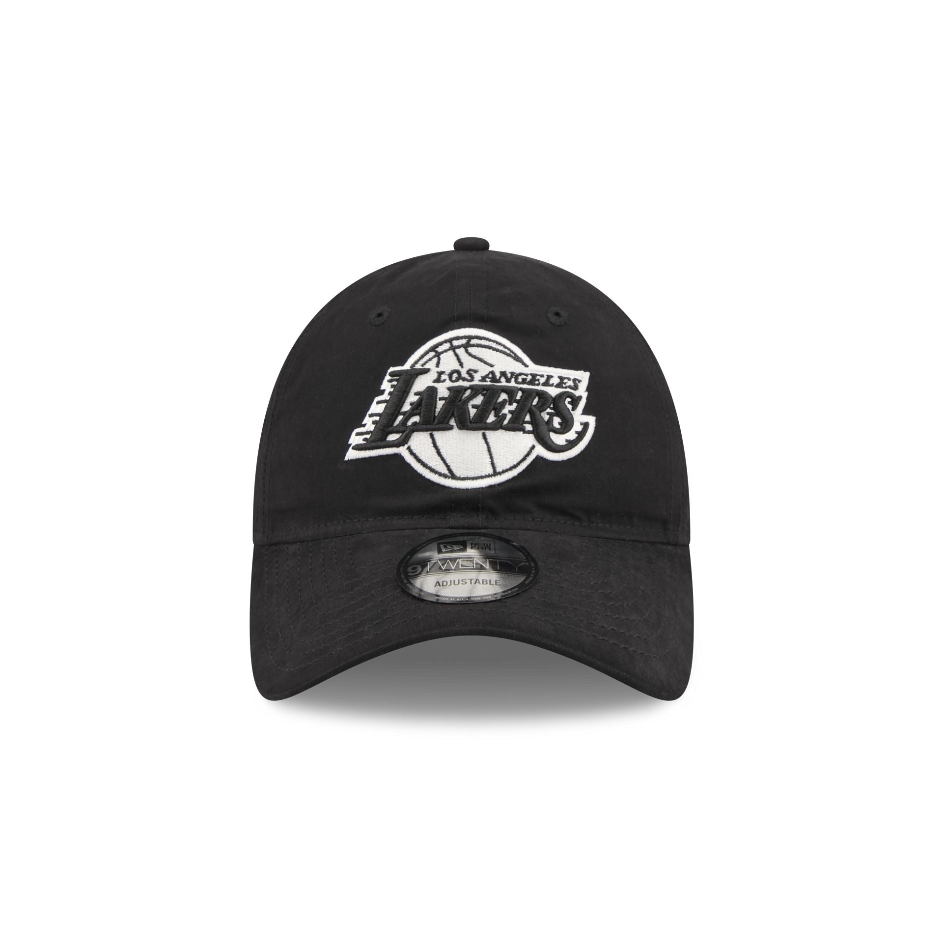 Los Angeles Lakers Nylon Black 9TWENTY Adjustable Hat