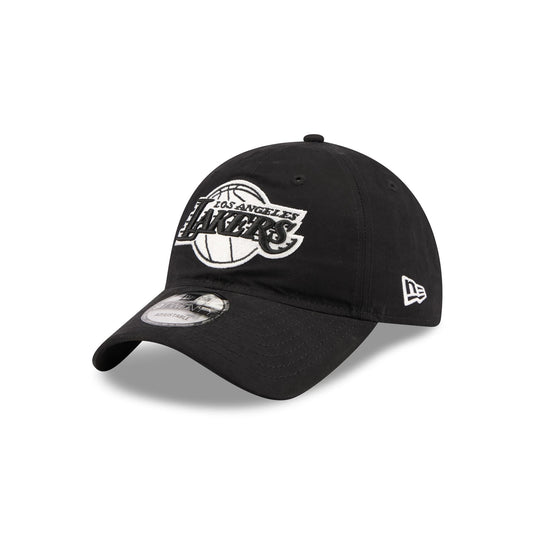 Los Angeles Lakers Nylon Black 9TWENTY Adjustable Hat