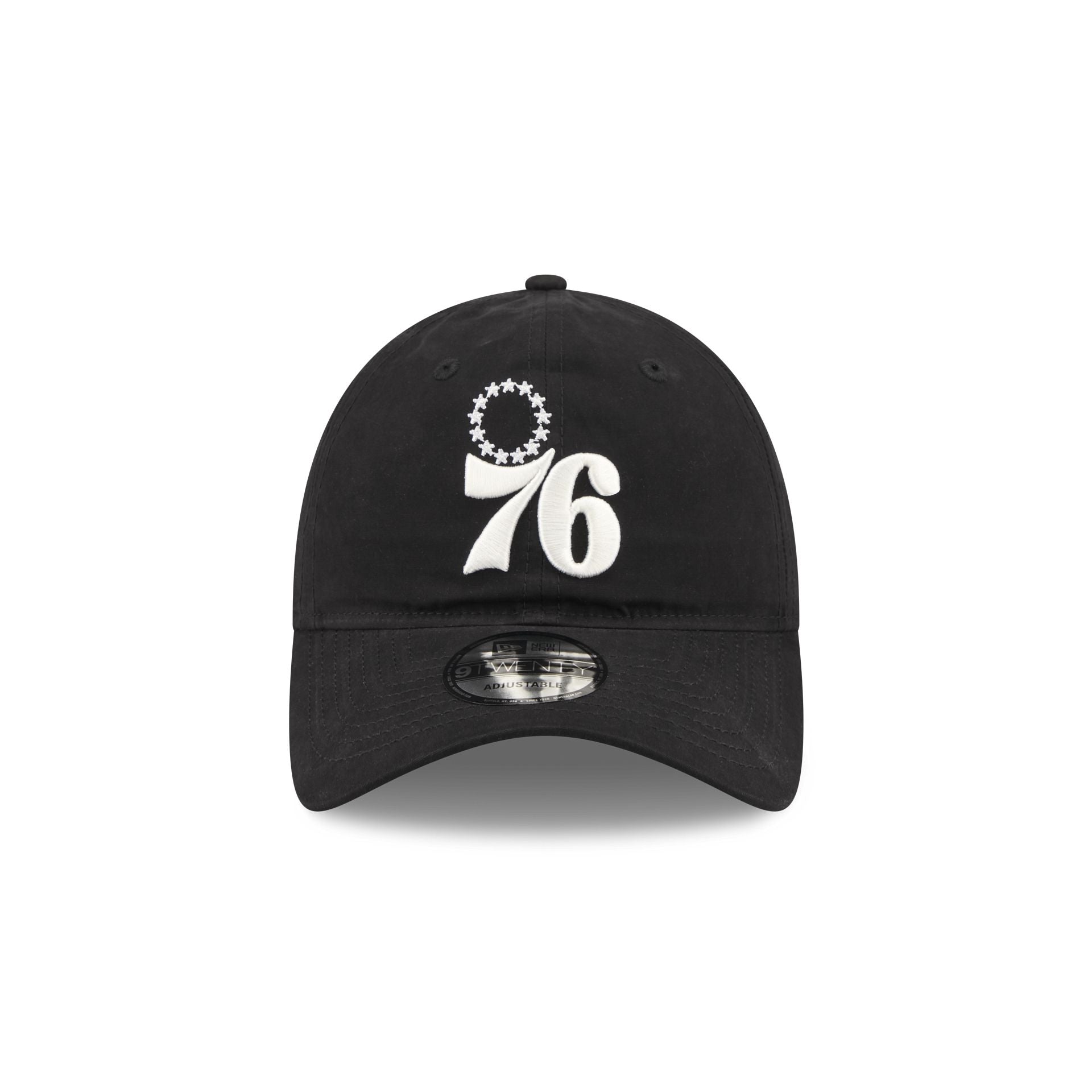 Philadelphia 76ers Nylon Black 9TWENTY Adjustable Hat