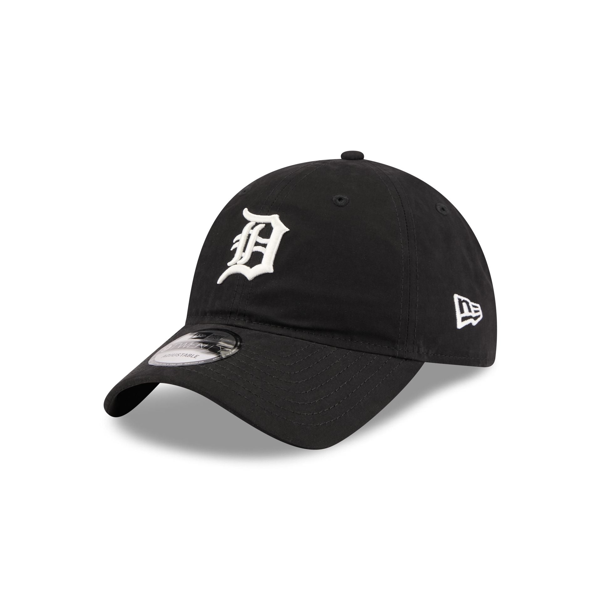 Detroit Tigers Nylon Black 9TWENTY Adjustable Hat