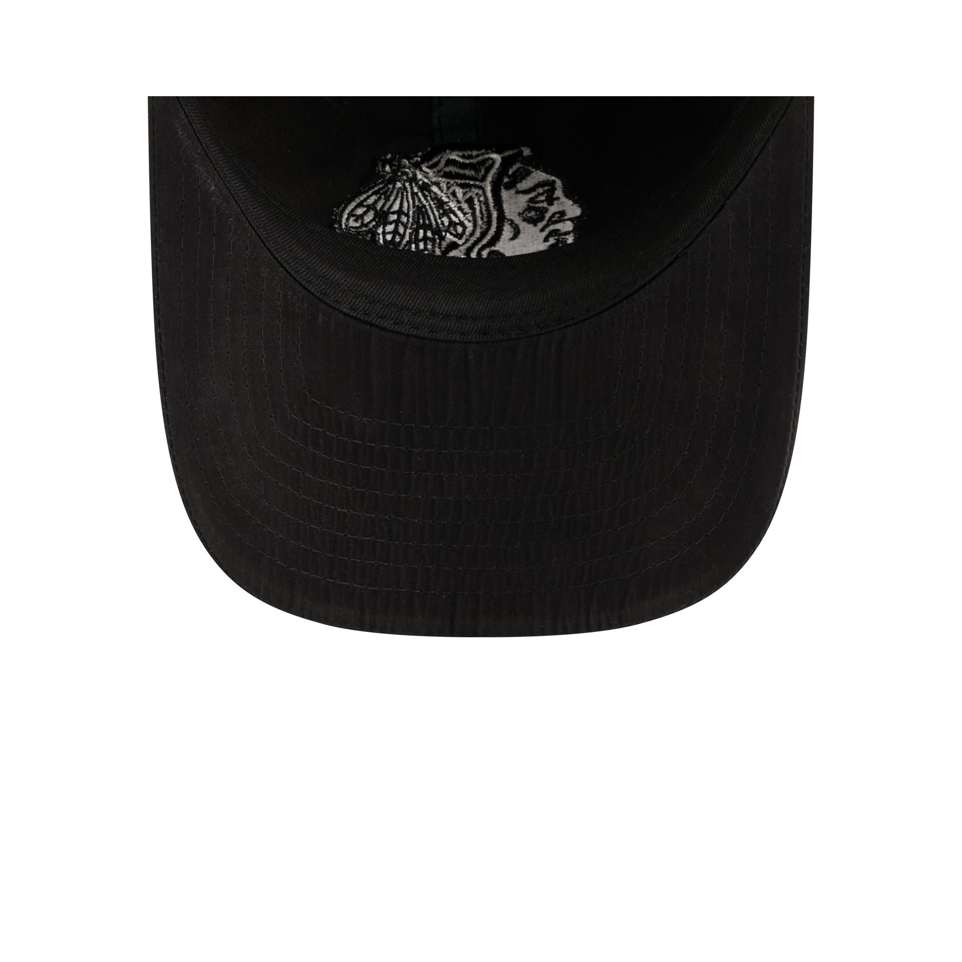 Chicago Blackhawks Nylon Black 9TWENTY Adjustable Hat
