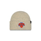 New York Knicks Woolen Heather Gray Short Cuff Knit Beanie Hat