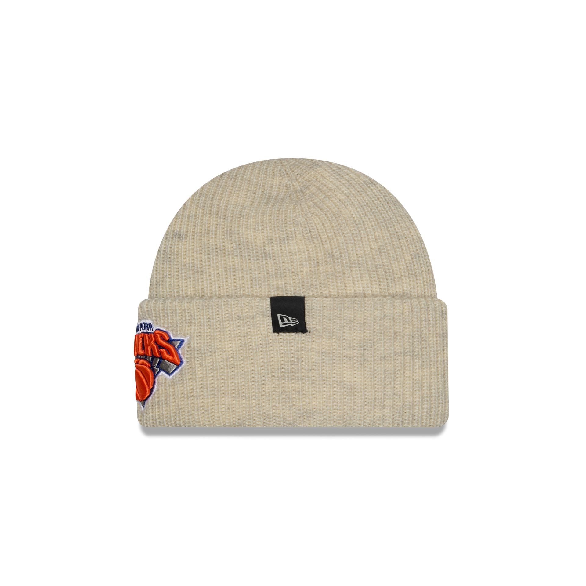 New York Knicks Woolen Heather Gray Short Cuff Knit Beanie Hat