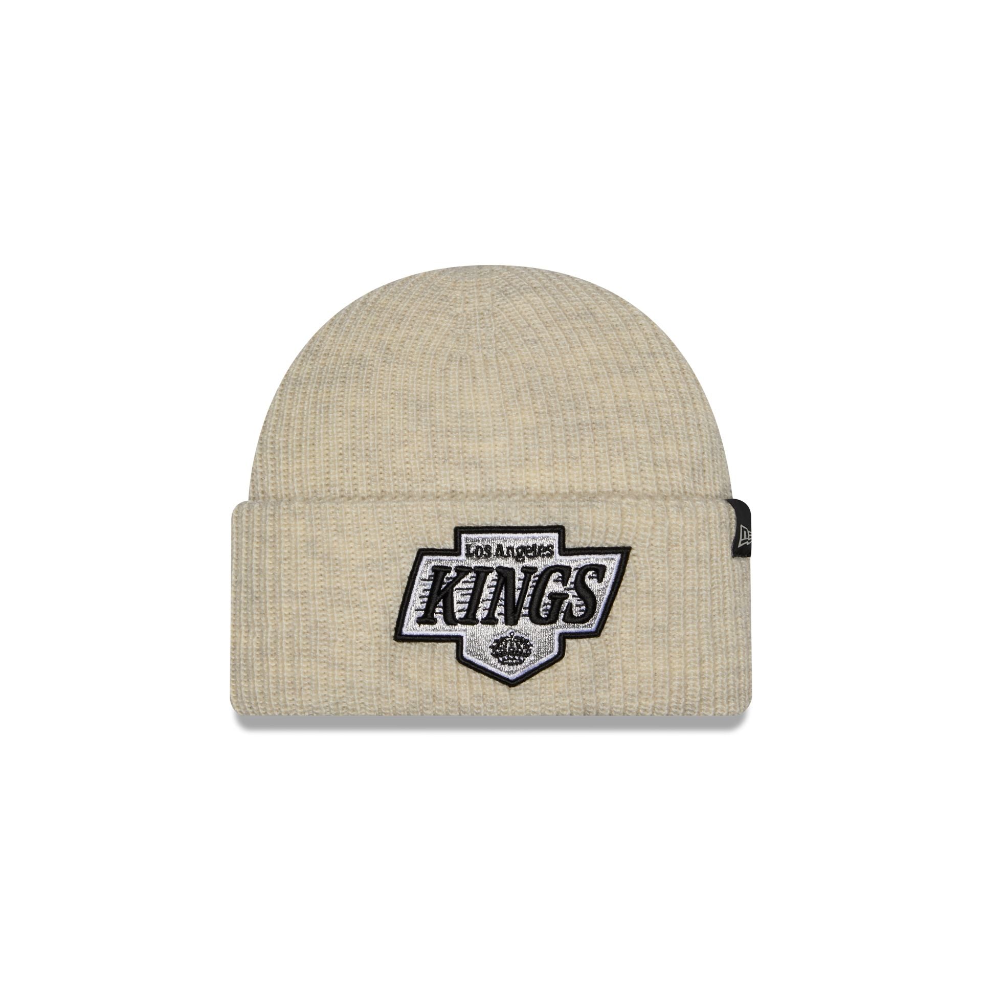 Los Angeles Kings Woolen Heather Gray Short Cuff Knit Beanie Hat