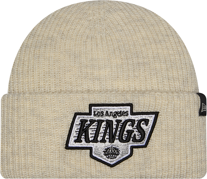Los Angeles Kings Woolen Heather Gray Short Cuff Knit Beanie Hat