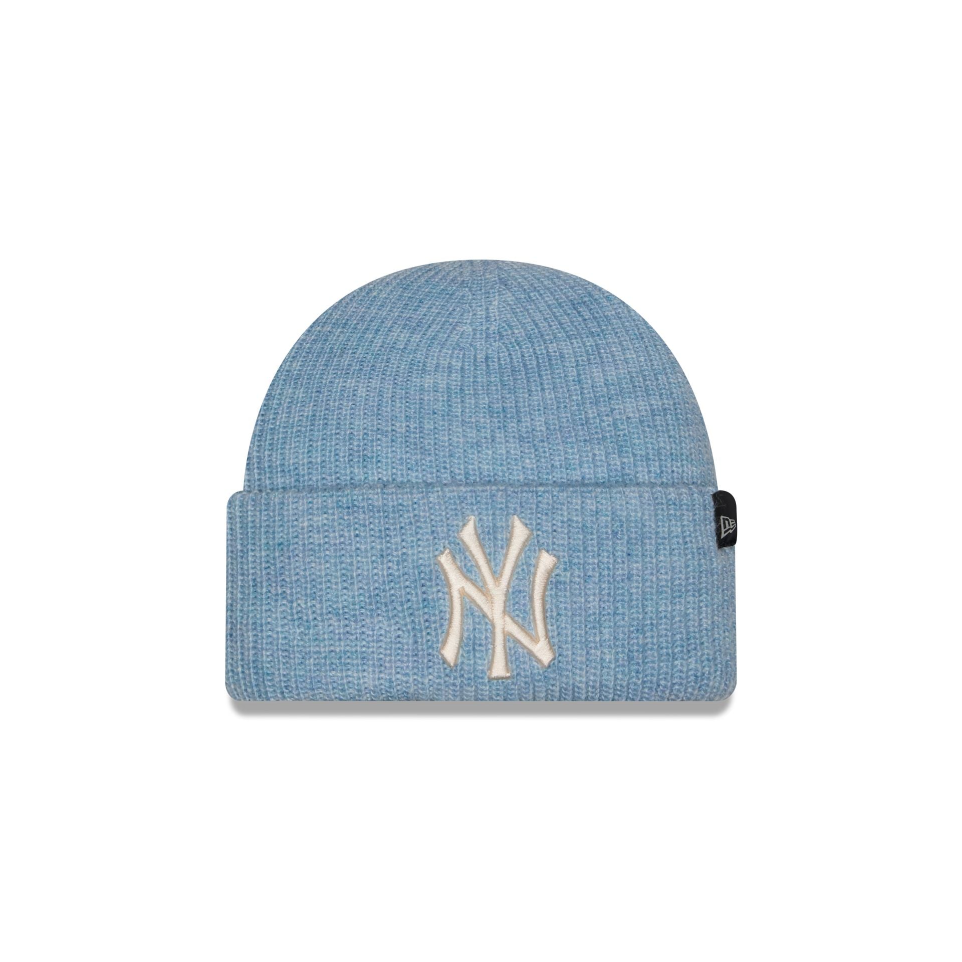 New York Yankees Woolen Blue Short Cuff Knit Beanie Hat