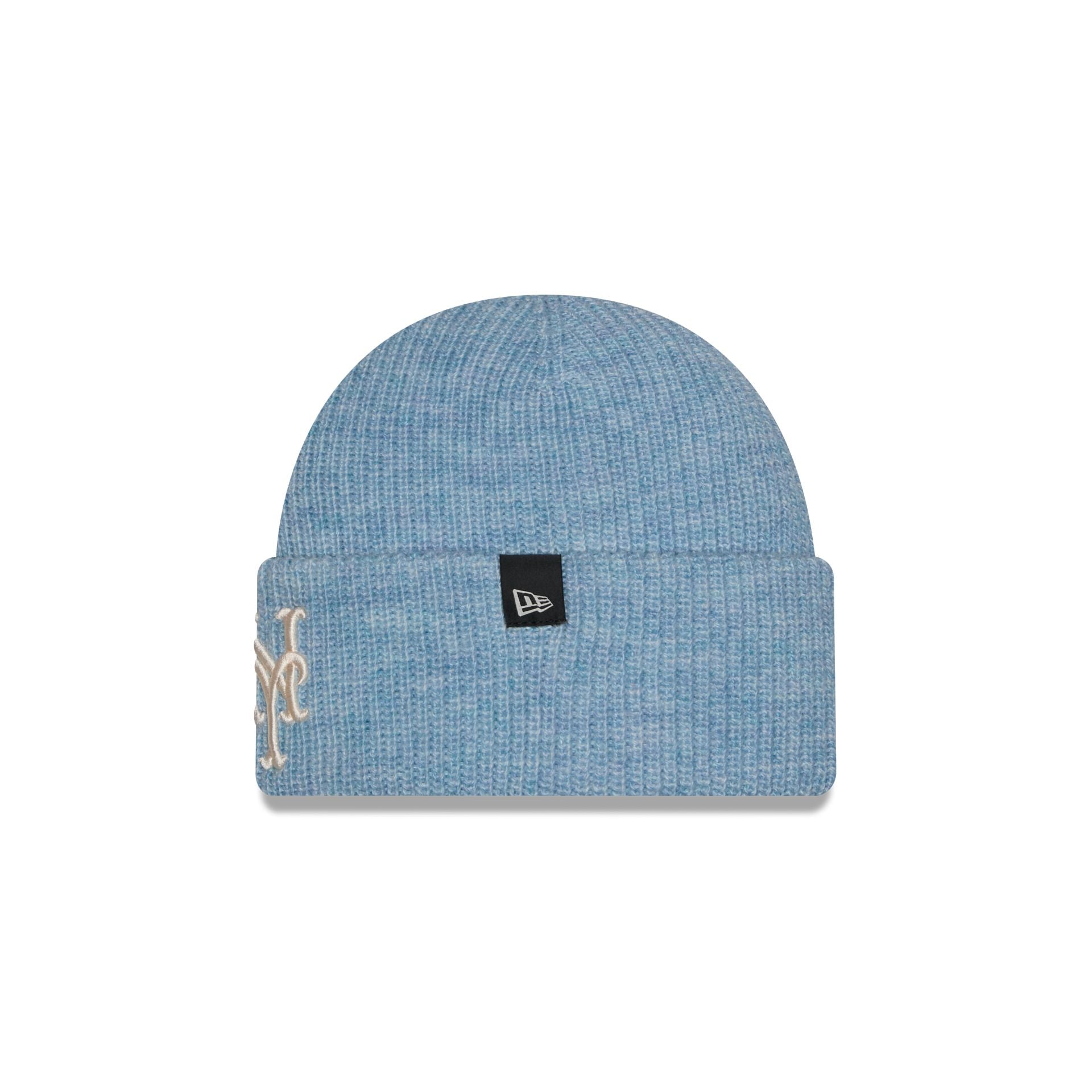 New York Mets Woolen Blue Short Cuff Knit Beanie Hat