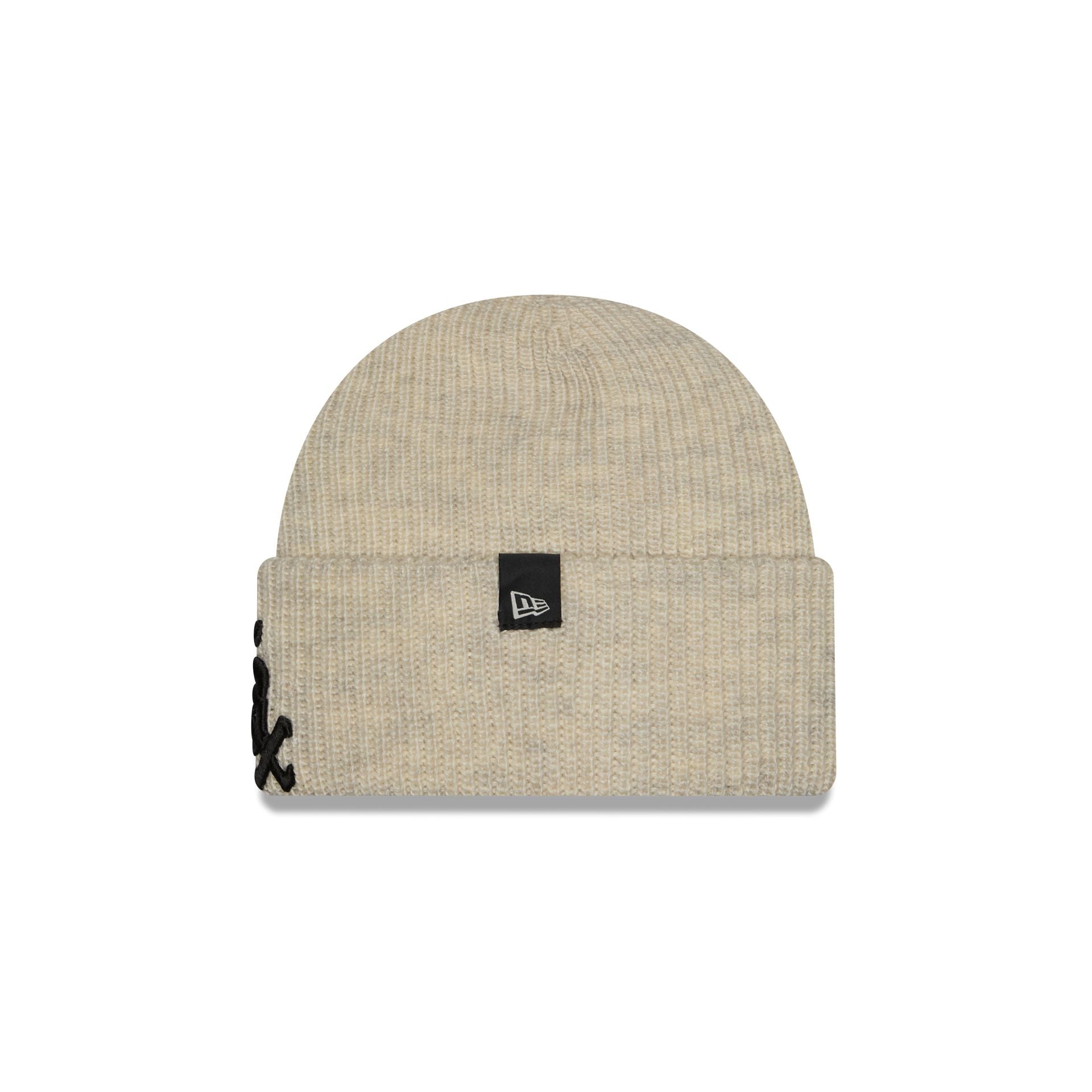 Chicago White Sox Woolen Heather Gray Short Cuff Knit Beanie Hat