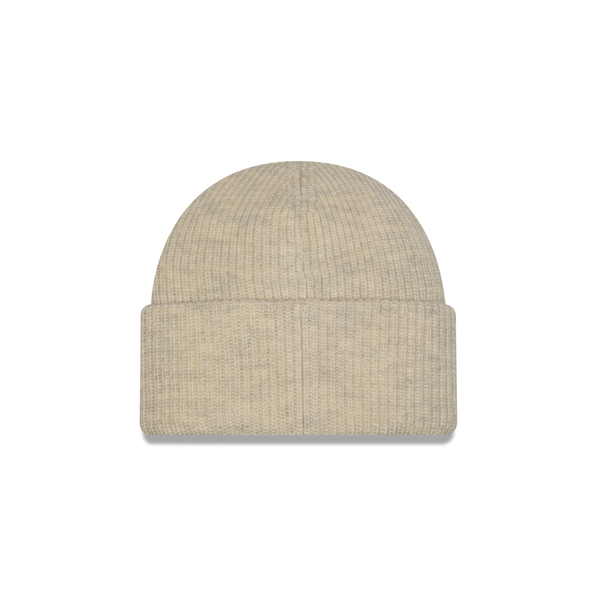New York Mets Woolen Heather Gray Short Cuff Knit Beanie Hat