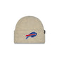 Buffalo Bills Woolen Heather Gray Short Cuff Knit Beanie Hat