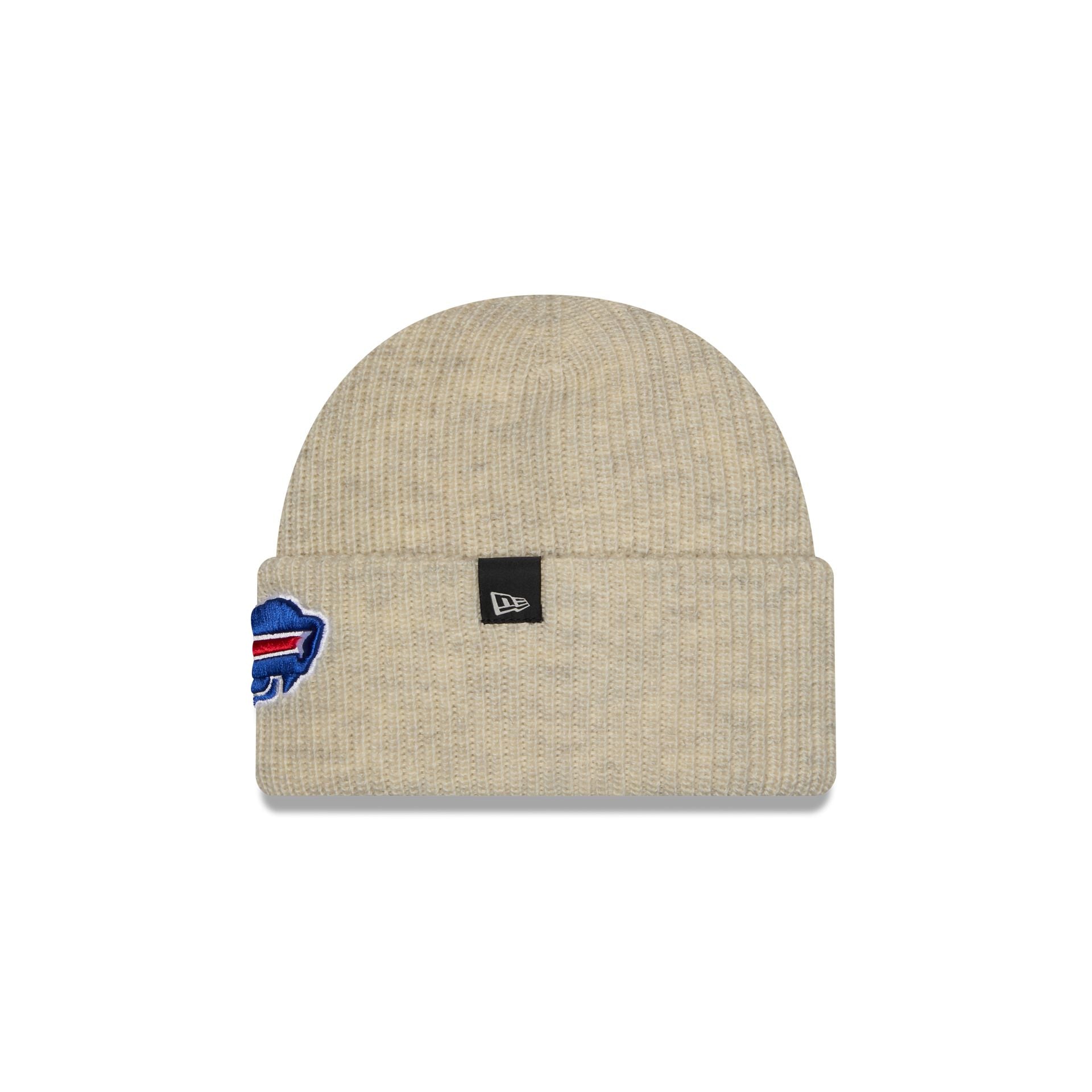 Buffalo Bills Woolen Heather Gray Short Cuff Knit Beanie Hat