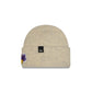Los Angeles Lakers Woolen Heather Gray Short Cuff Knit Beanie Hat