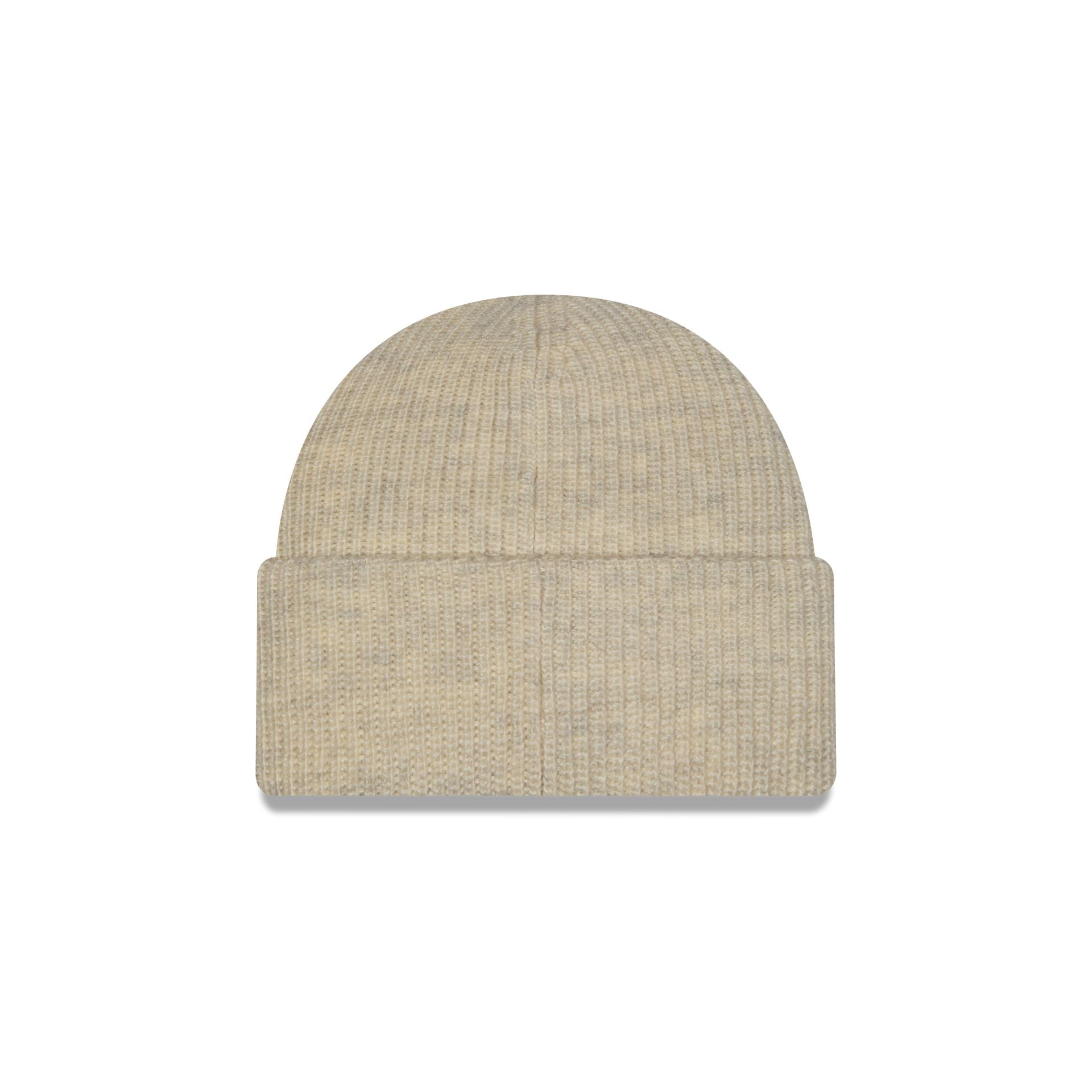 New England Patriots Woolen Heather Gray Short Cuff Knit Beanie Hat