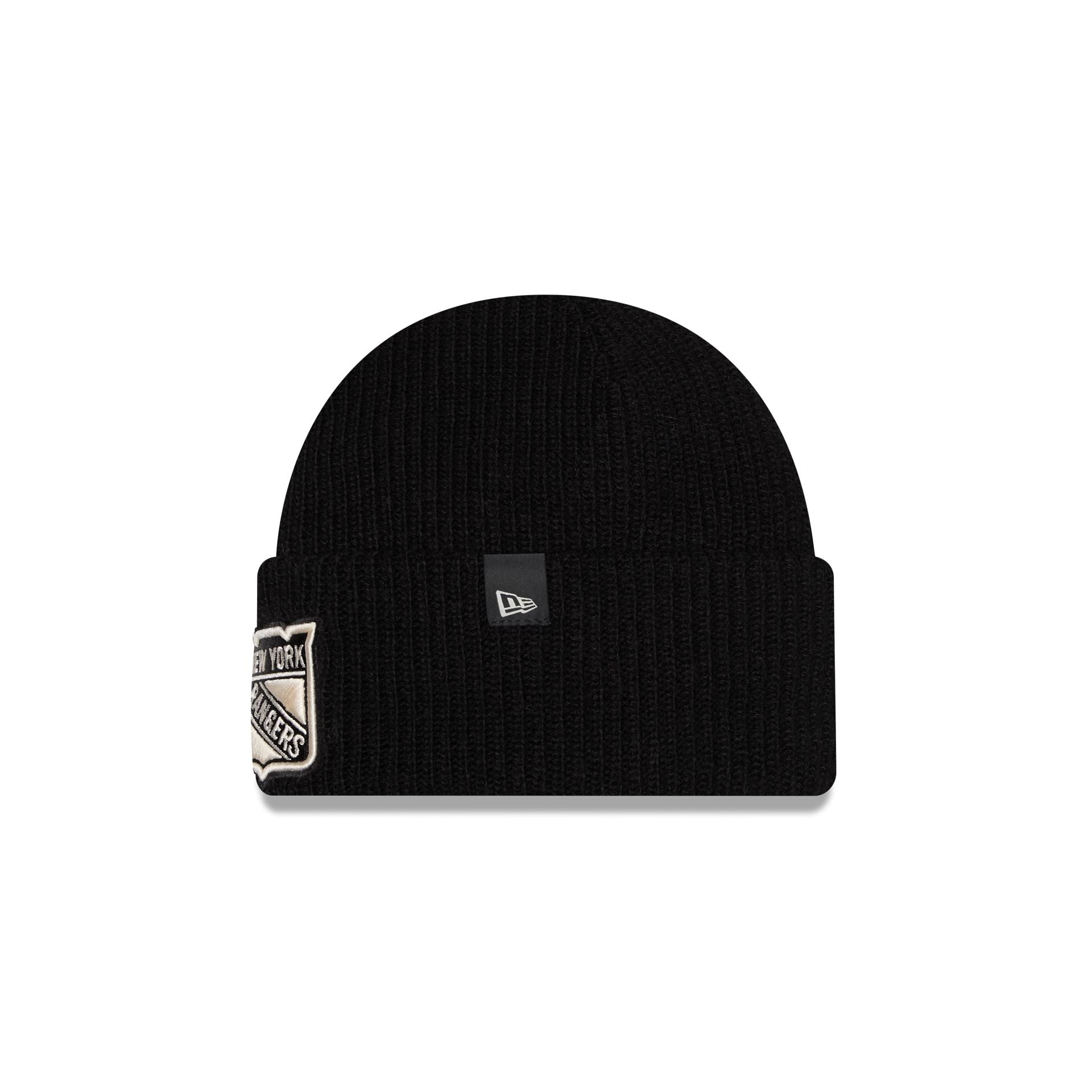 New York Rangers Woolen Black Short Cuff Knit Beanie Hat