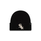 Chicago White Sox Woolen Black Short Cuff Knit Beanie Hat