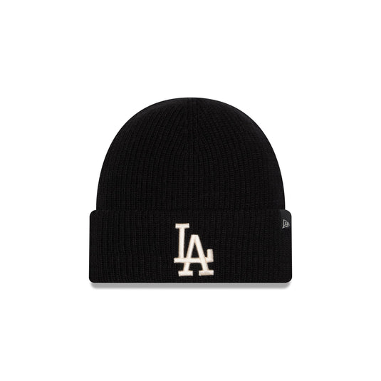 Los Angeles Dodgers Woolen Black Short Cuff Knit Beanie Hat