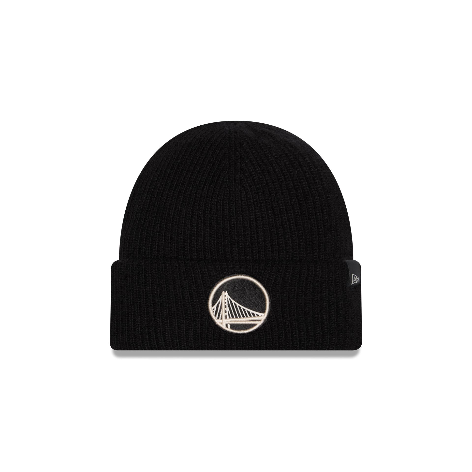 Golden State Warriors Woolen Black Short Cuff Knit Beanie Hat