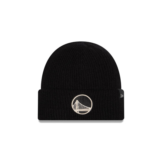Golden State Warriors Woolen Black Short Cuff Knit Beanie Hat