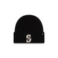 Seattle Mariners Woolen Black Short Cuff Knit Beanie Hat