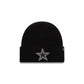 Dallas Cowboys Woolen Black Short Cuff Knit Beanie Hat