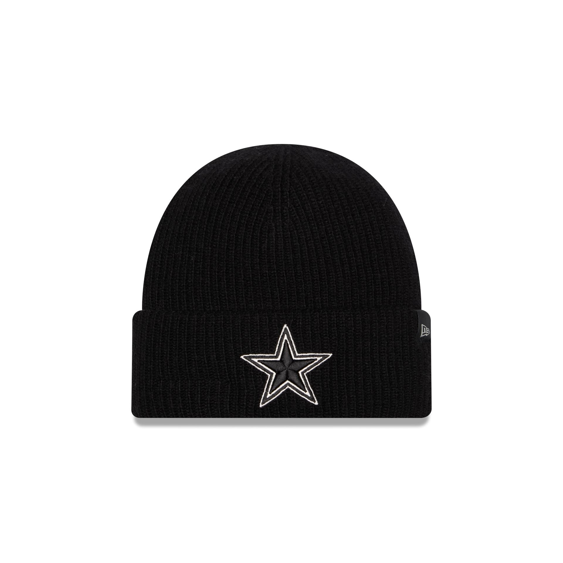 Dallas Cowboys Woolen Black Short Cuff Knit Beanie Hat