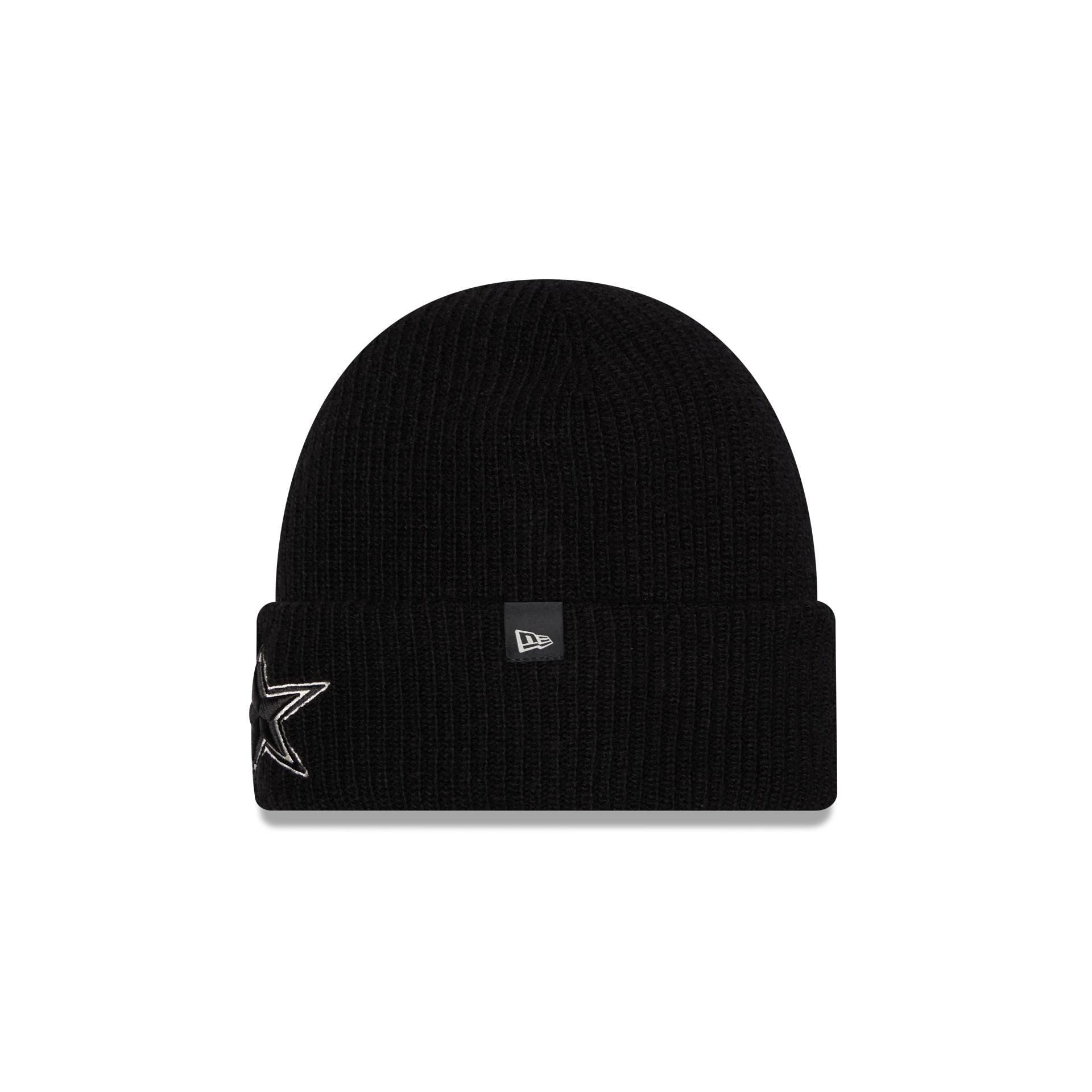 Dallas Cowboys Woolen Black Short Cuff Knit Beanie Hat