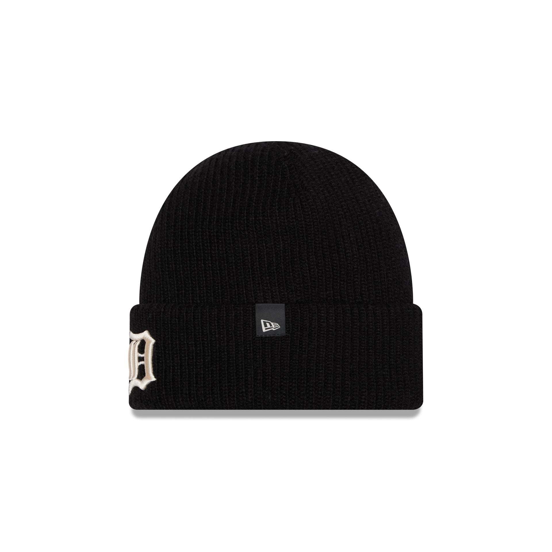 Detroit Tigers Woolen Black Short Cuff Knit Beanie Hat