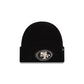 San Francisco 49ers Woolen Black Short Cuff Knit Beanie Hat