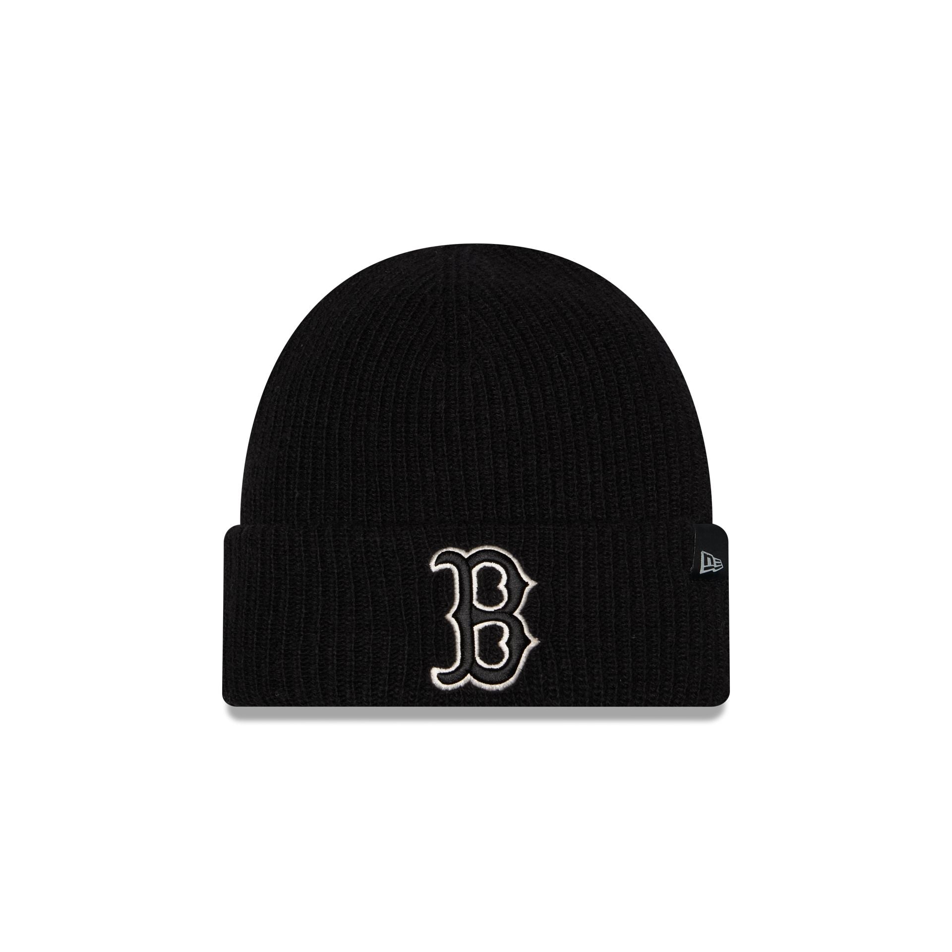 Boston Red Sox Woolen Black Short Cuff Knit Beanie Hat