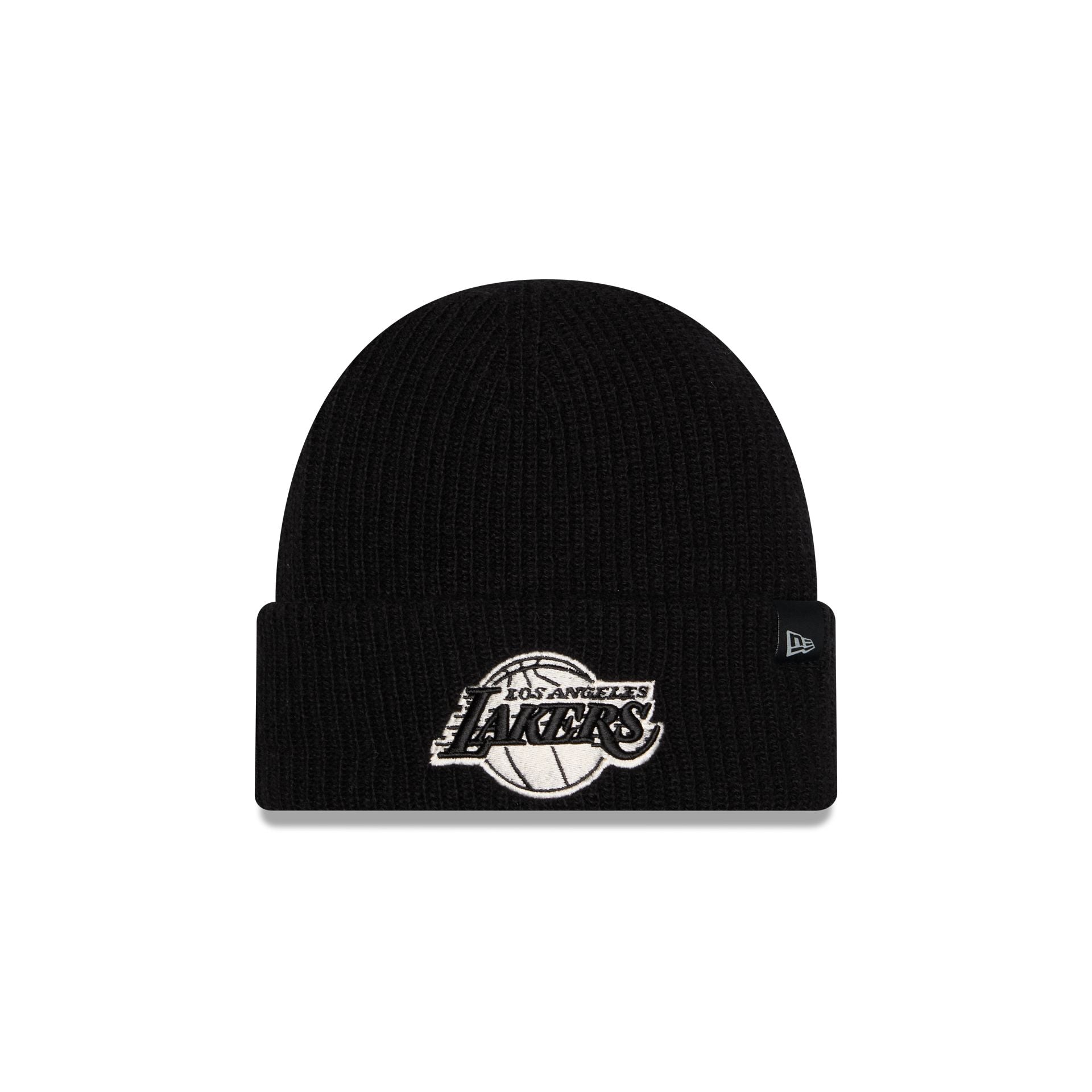 Los Angeles Lakers Woolen Black Short Cuff Knit Beanie Hat
