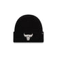 Chicago Bulls Woolen Black Short Cuff Knit Beanie Hat