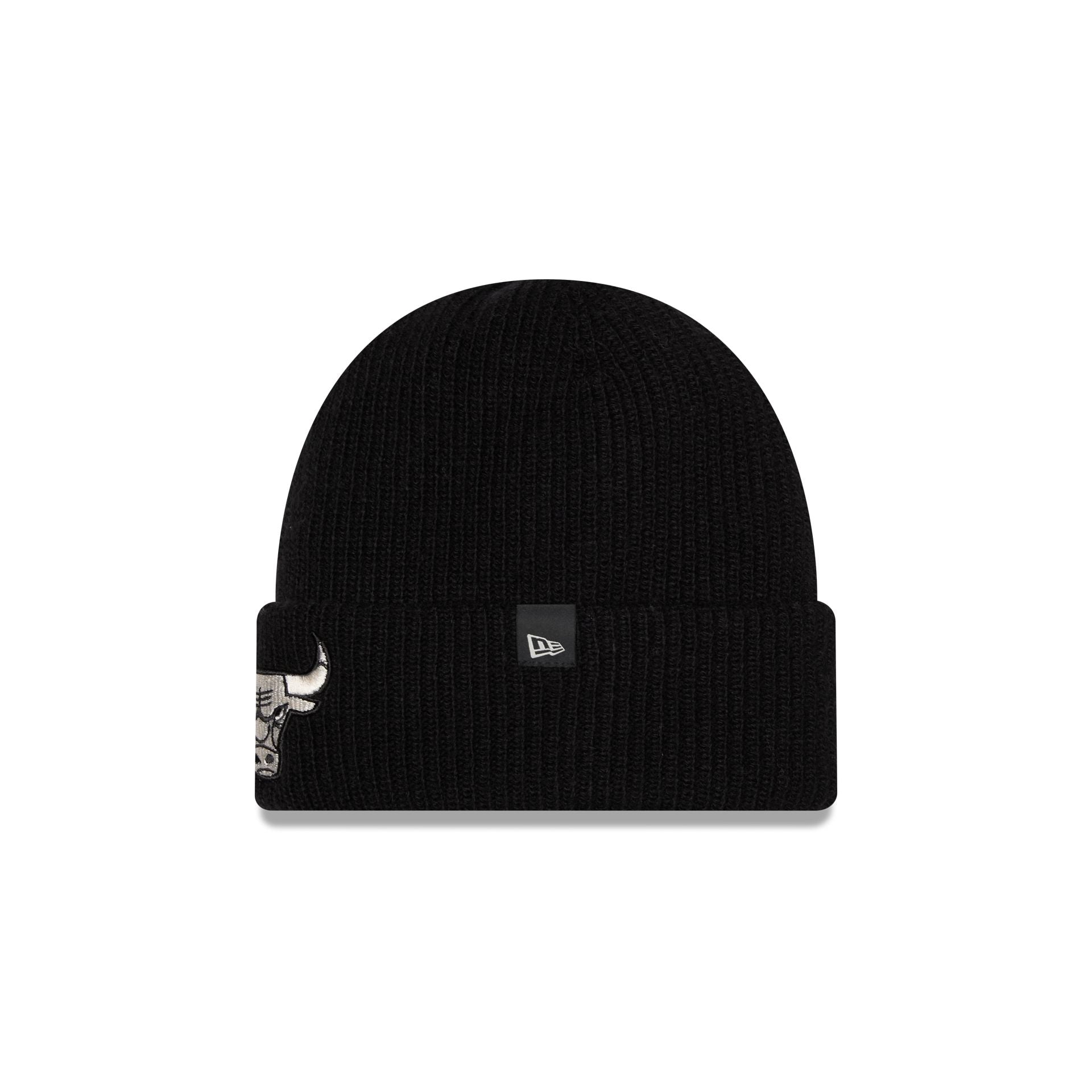 Chicago Bulls Woolen Black Short Cuff Knit Beanie Hat