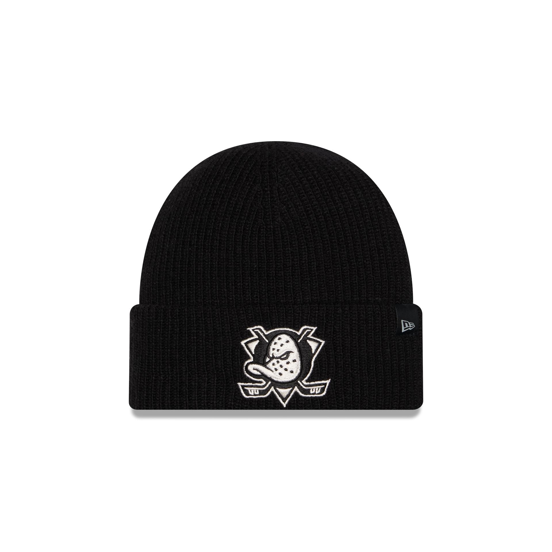 Anaheim Ducks Woolen Black Short Cuff Knit Beanie Hat