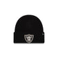 Las Vegas Raiders Woolen Black Short Cuff Knit Beanie Hat