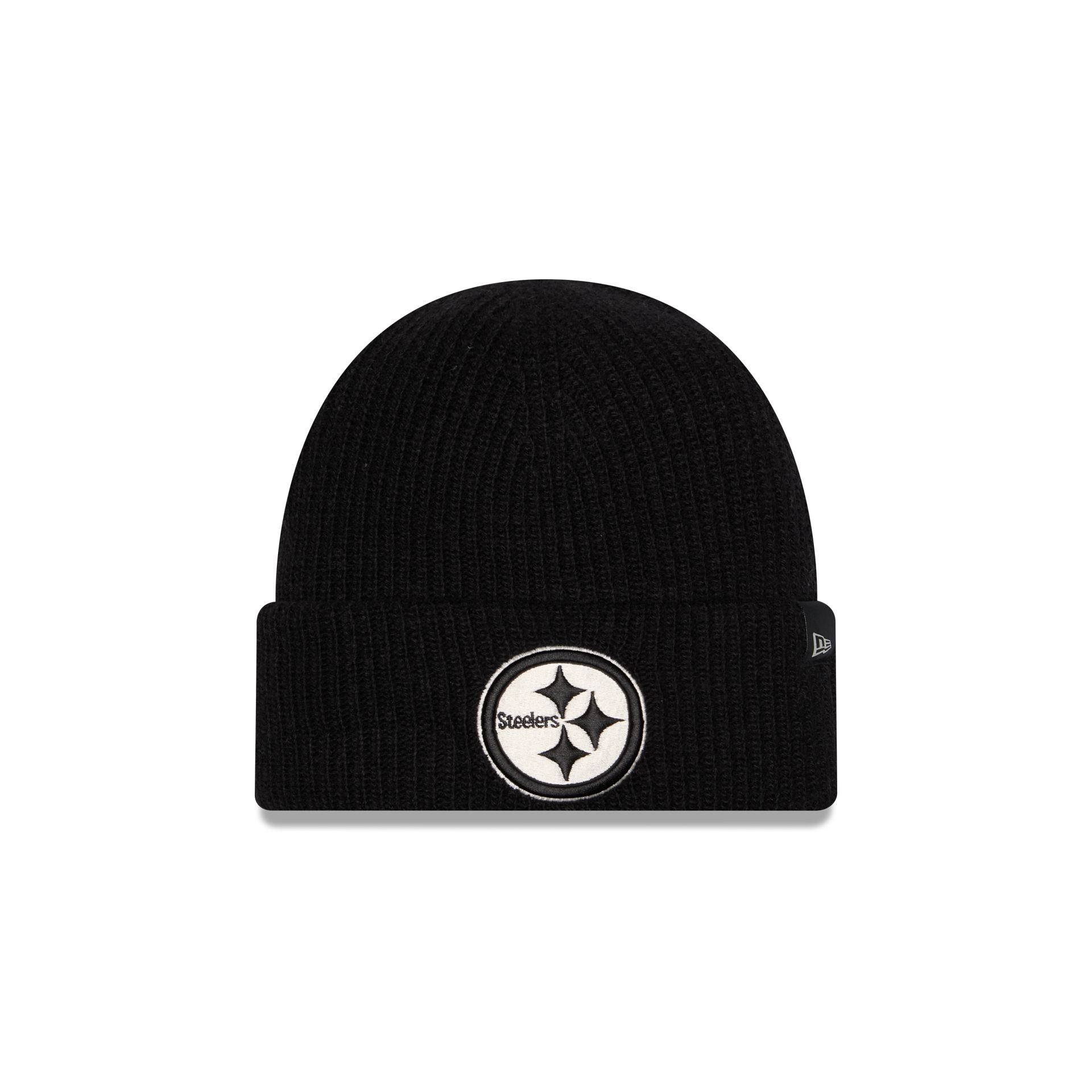 Pittsburgh Steelers Woolen Black Short Cuff Knit Beanie Hat
