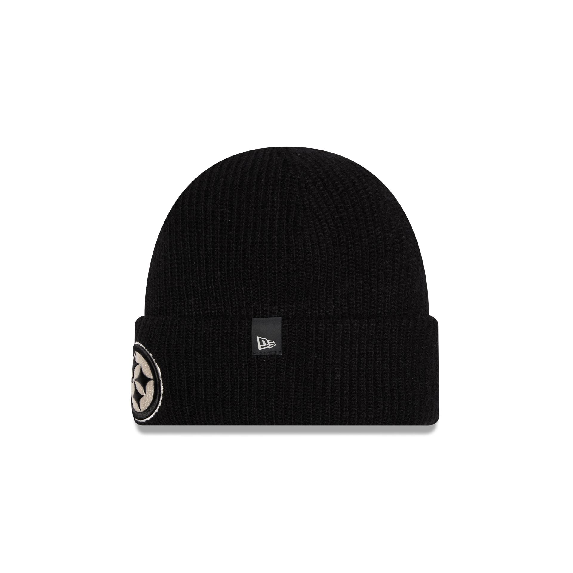 Pittsburgh Steelers Woolen Black Short Cuff Knit Beanie Hat