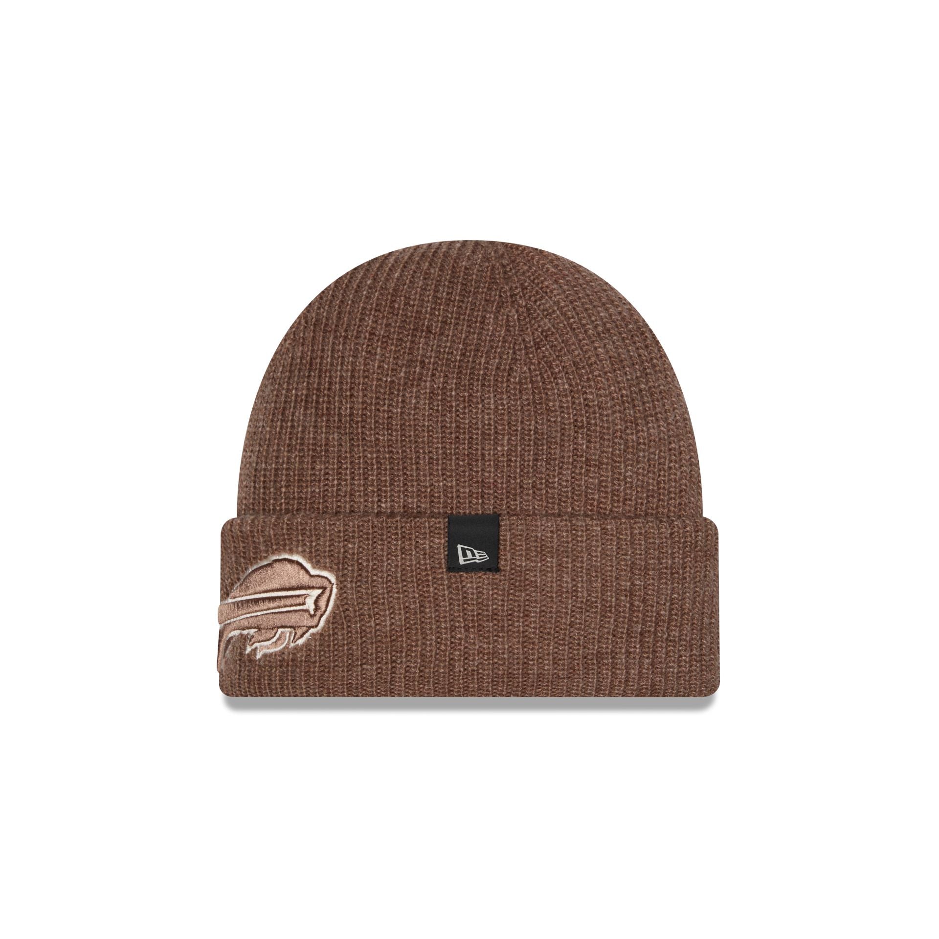 Buffalo Bills Woolen Tan Short Cuff Knit Beanie Hat