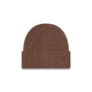 Atlanta Braves Woolen Tan Short Cuff Knit Beanie Hat
